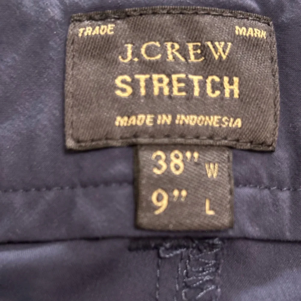 J. Crew Men’s Tech Chino Shorts Bundle SZ 34 Blue green Flat Front 9” stretch‎